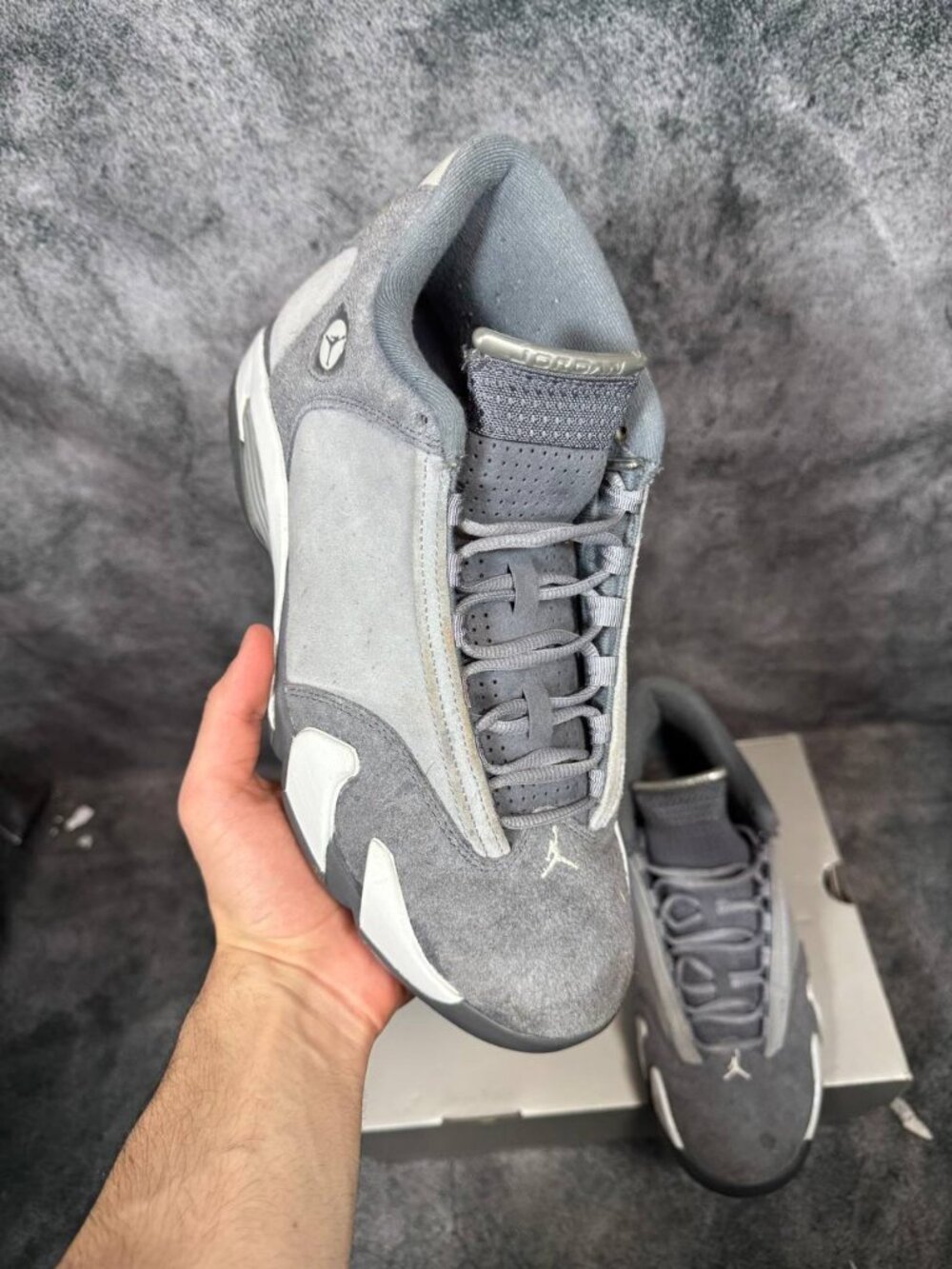 Size 10.5 | Jordan 14 Flint Grey With Box | Pre-Owned